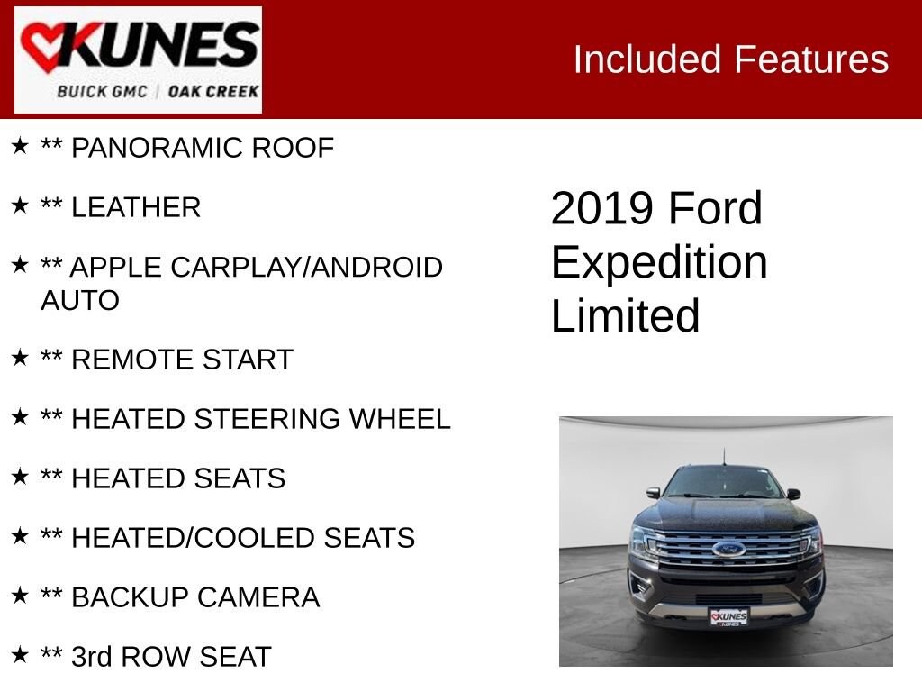 Used 2019 Ford Expedition Limited SUV