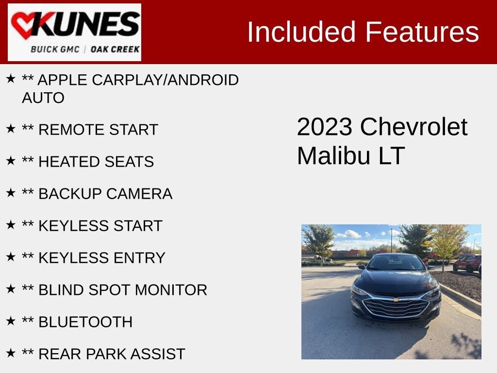 Used 2023 Chevrolet Malibu 1LT Sedan