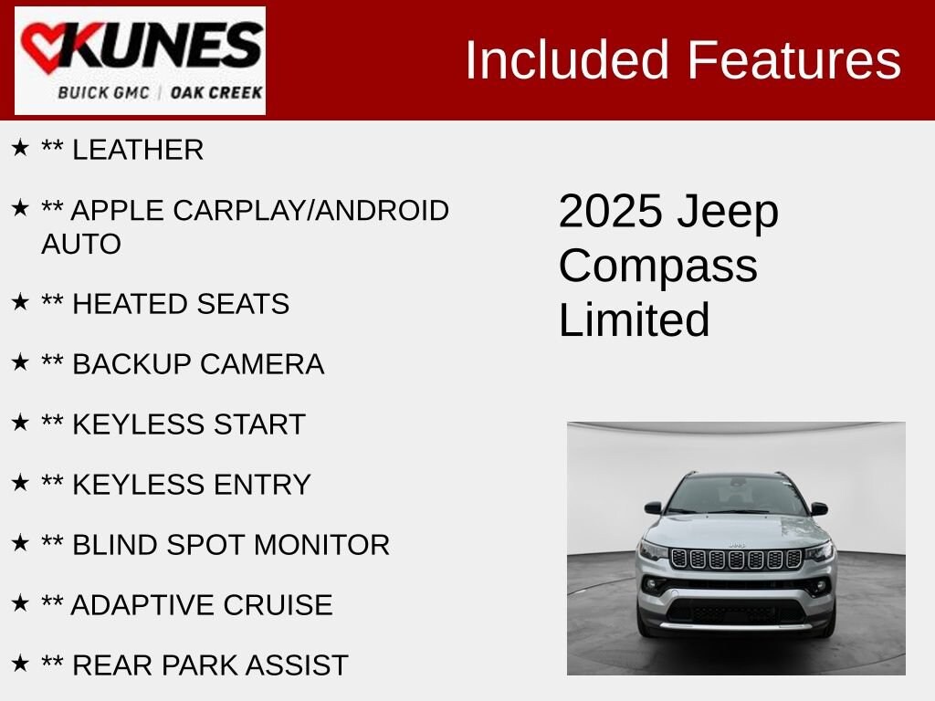 Used 2025 Jeep Compass Limited SUV