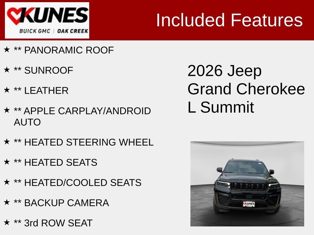 Used 2026 Jeep Grand Cherokee L Summit SUV