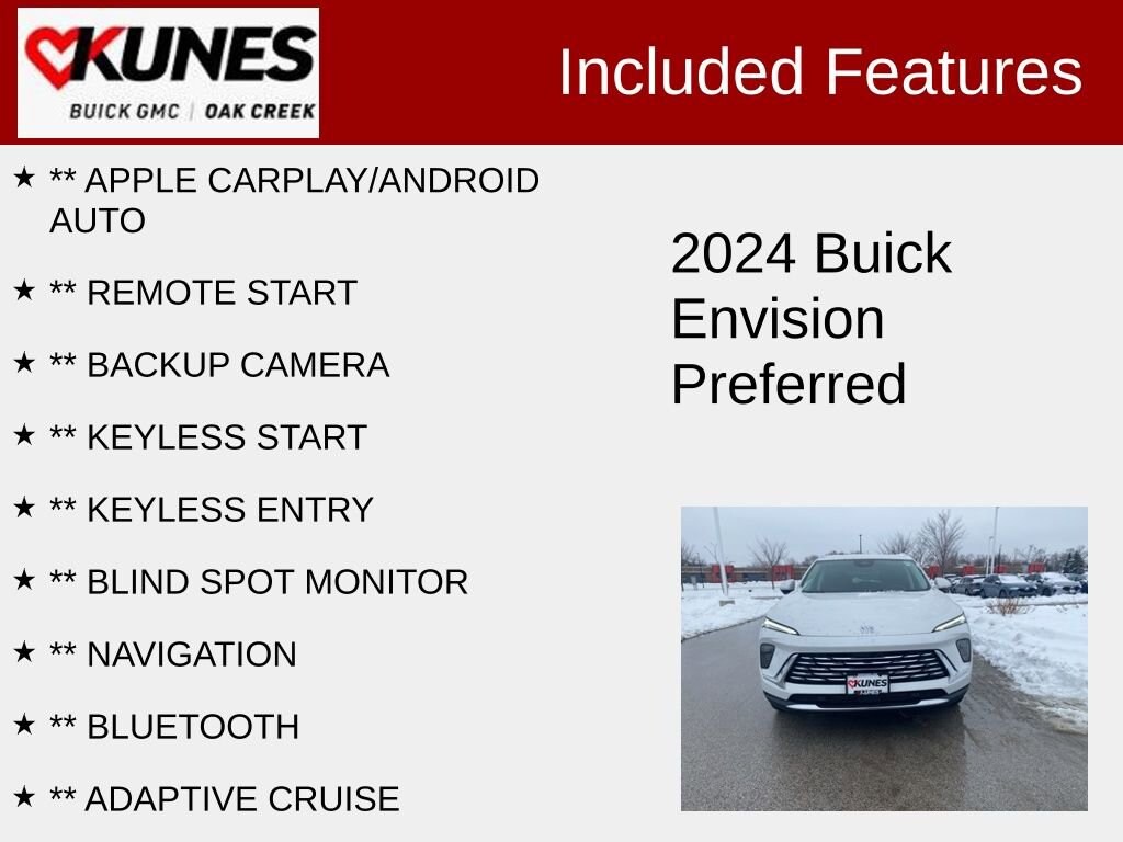 Used 2024 Buick Envision Preferred SUV