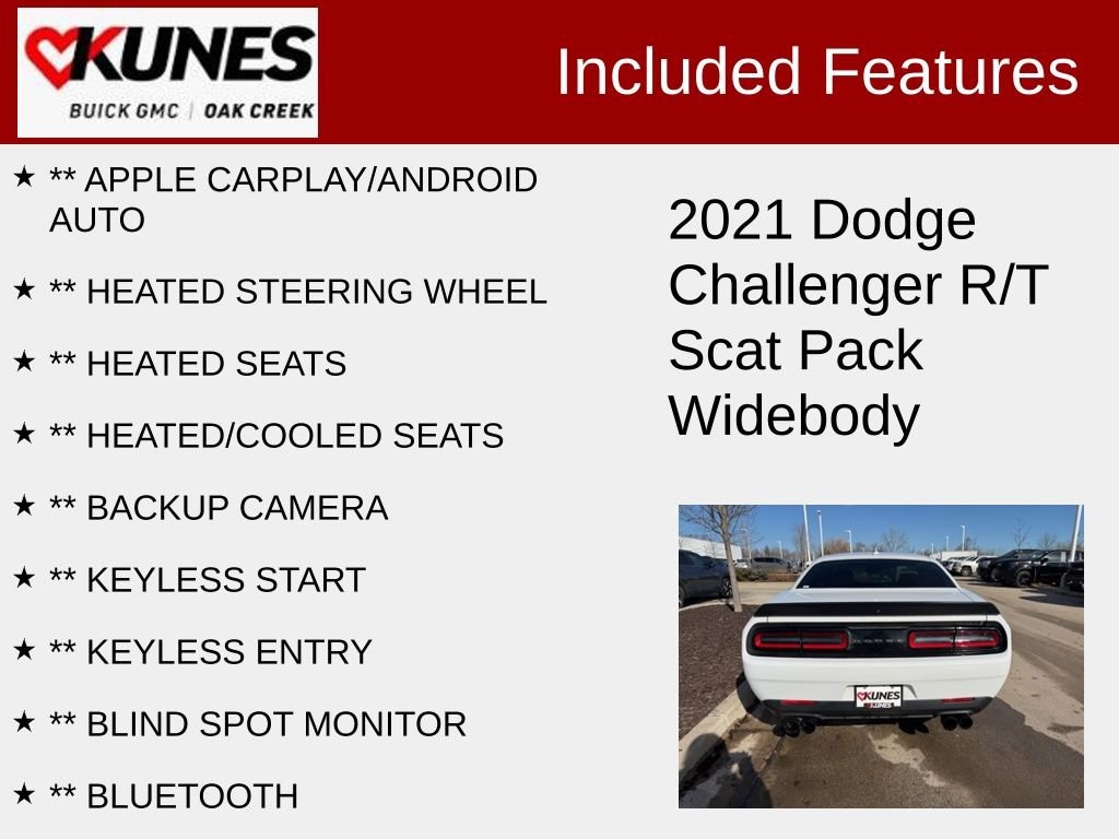 Used 2021 Dodge Challenger R/T Scat Pack Coupe