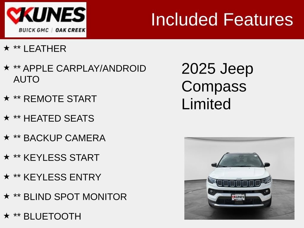 Used 2025 Jeep Compass Limited SUV