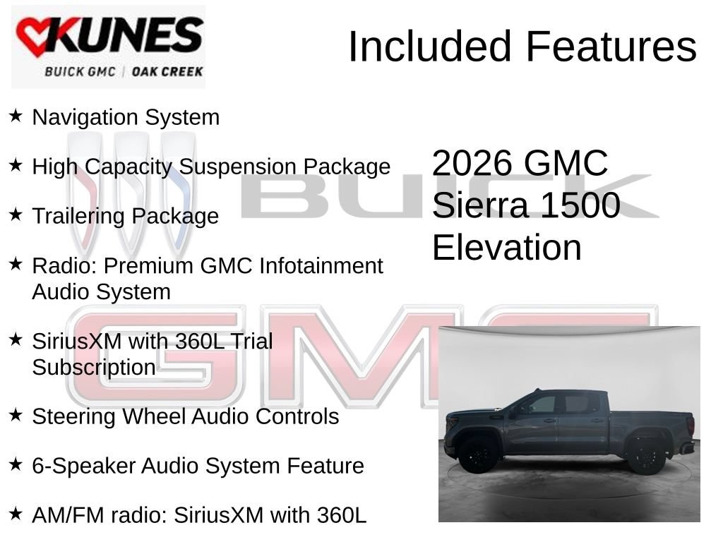 2026 GMC Sierra 1500 Elevation - Photo 2