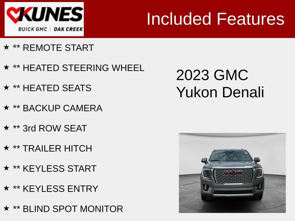 Used 2023 GMC Yukon Denali SUV
