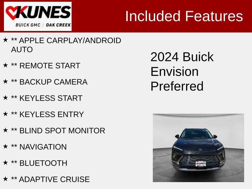 Used 2024 Buick Envision Preferred SUV