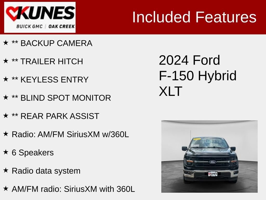 Used 2024 Ford F-150 XLT Truck SuperCrew Cab