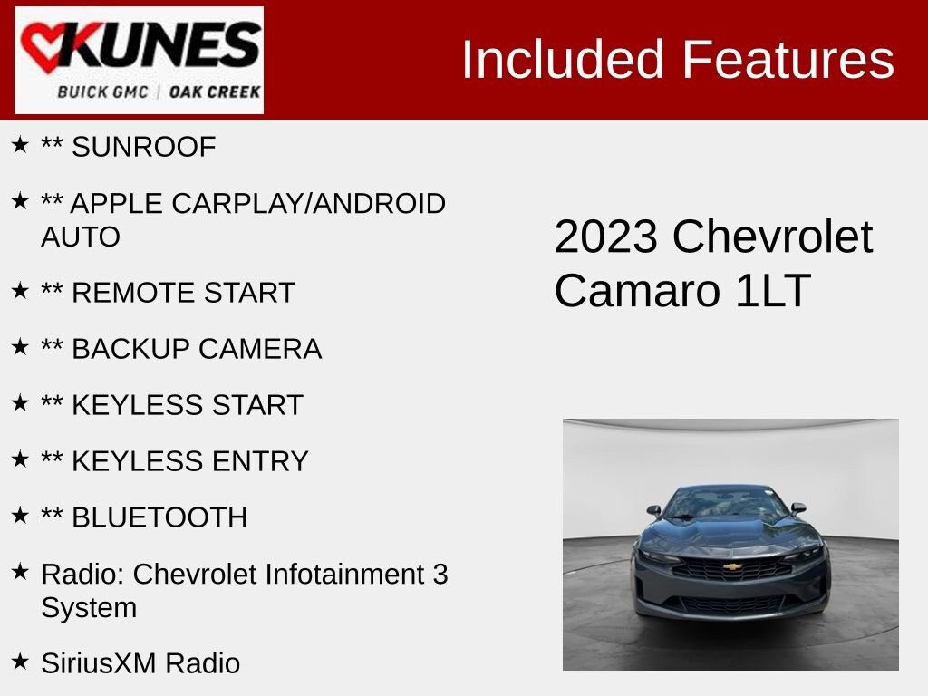 Used 2023 Chevrolet Camaro Coupe