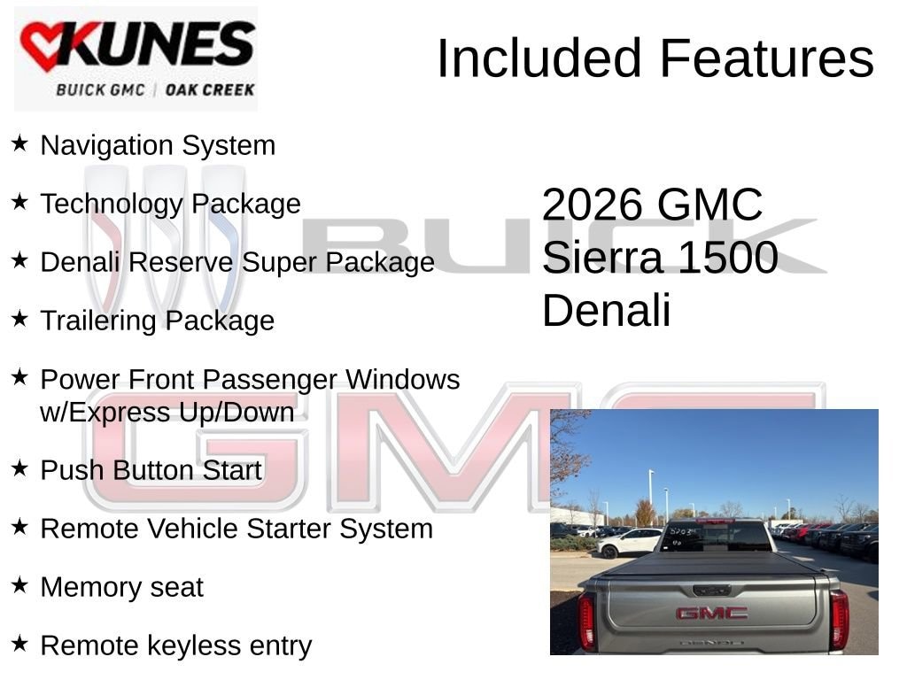 New 2026 GMC Sierra 1500 Denali Truck