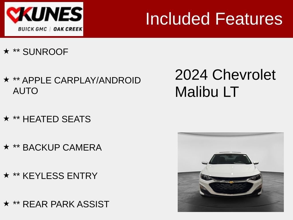 Used 2024 Chevrolet Malibu 1LT Sedan