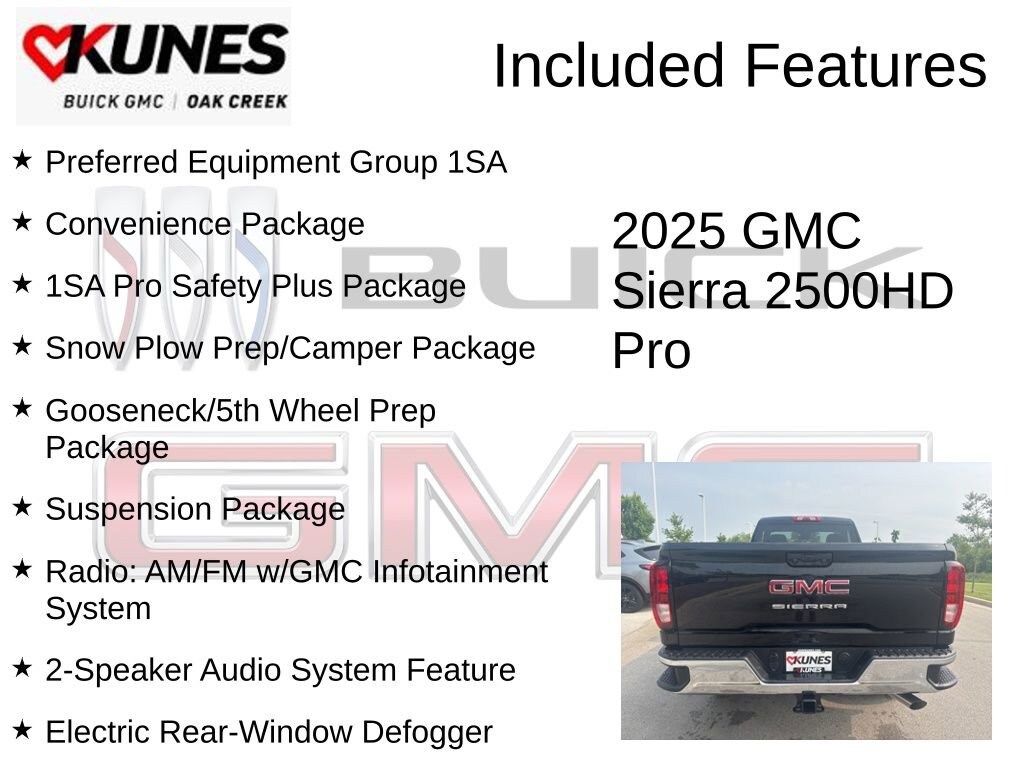 New 2025 GMC Sierra 2500 HD Pro Truck