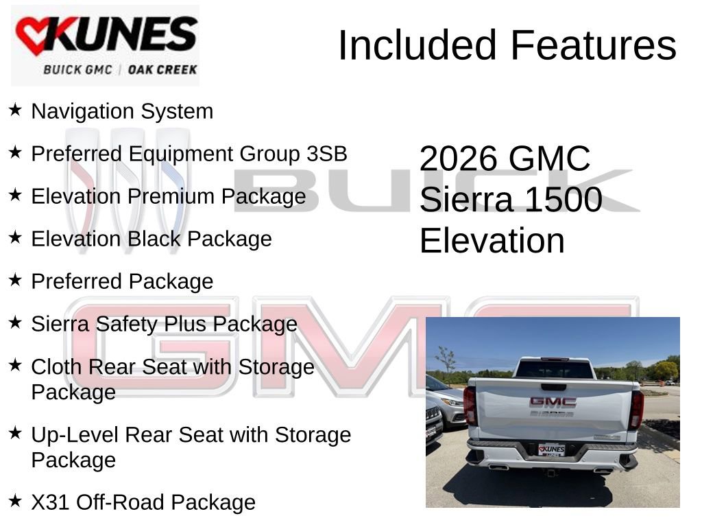 2026 GMC Sierra 1500 Elevation - Photo 2