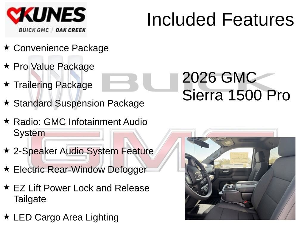 New 2026 GMC Sierra 1500 Pro Truck