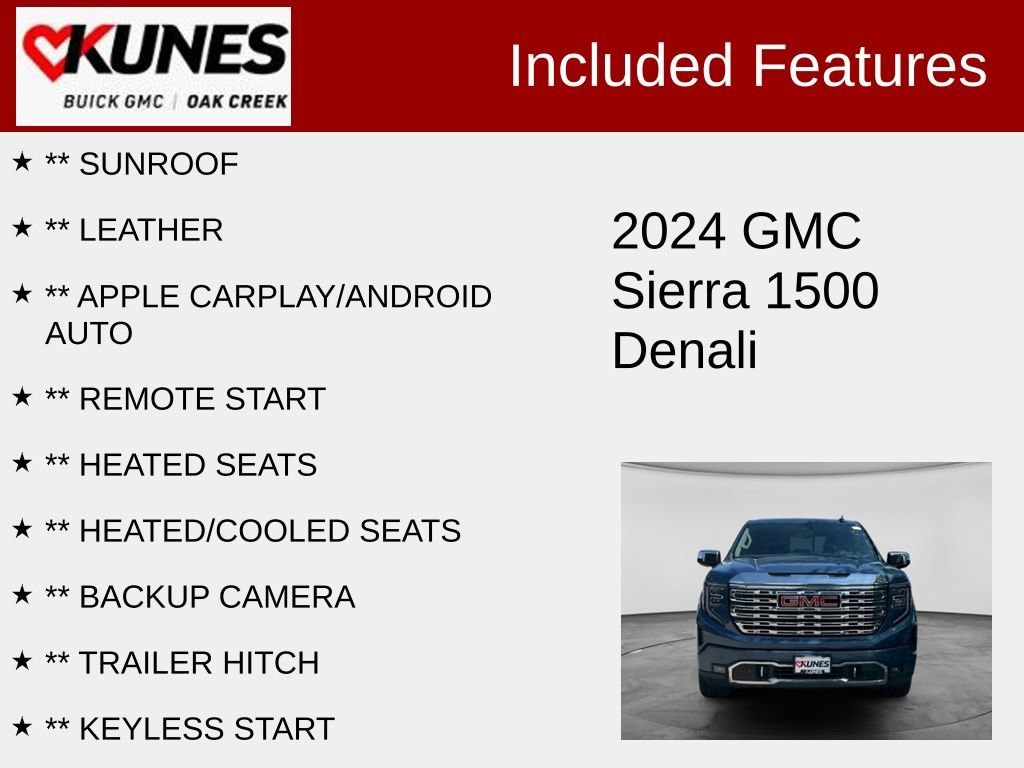 Used 2024 GMC Sierra 1500 Denali Truck Crew Cab