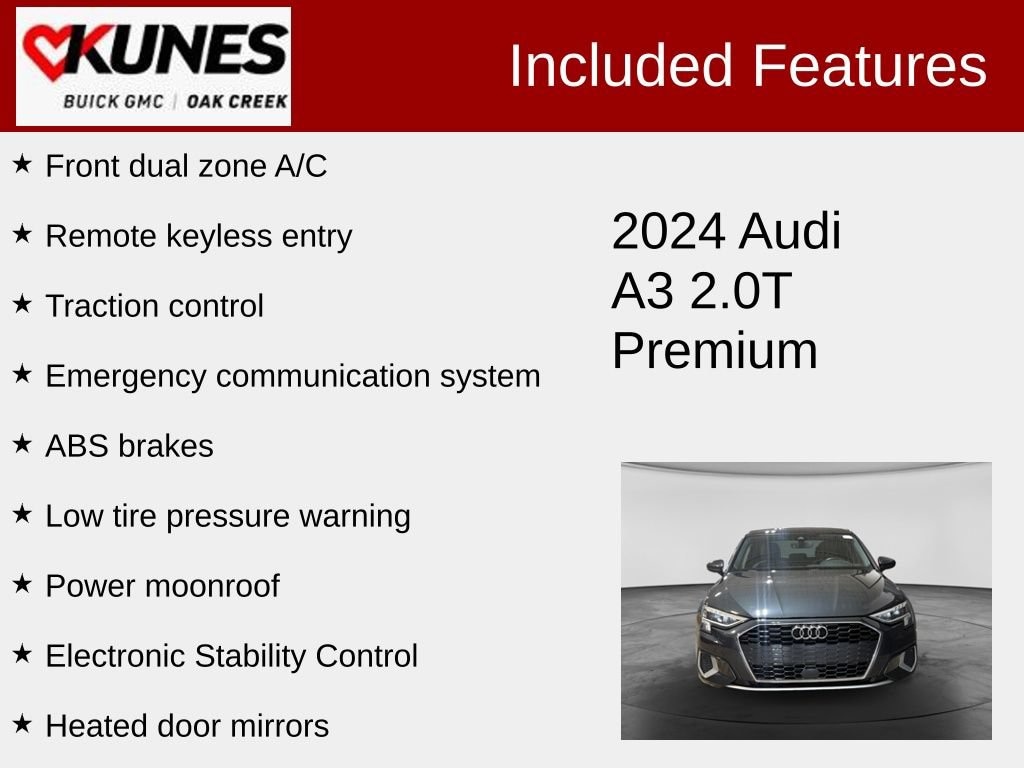Used 2024 Audi A3 40 Premium Sedan