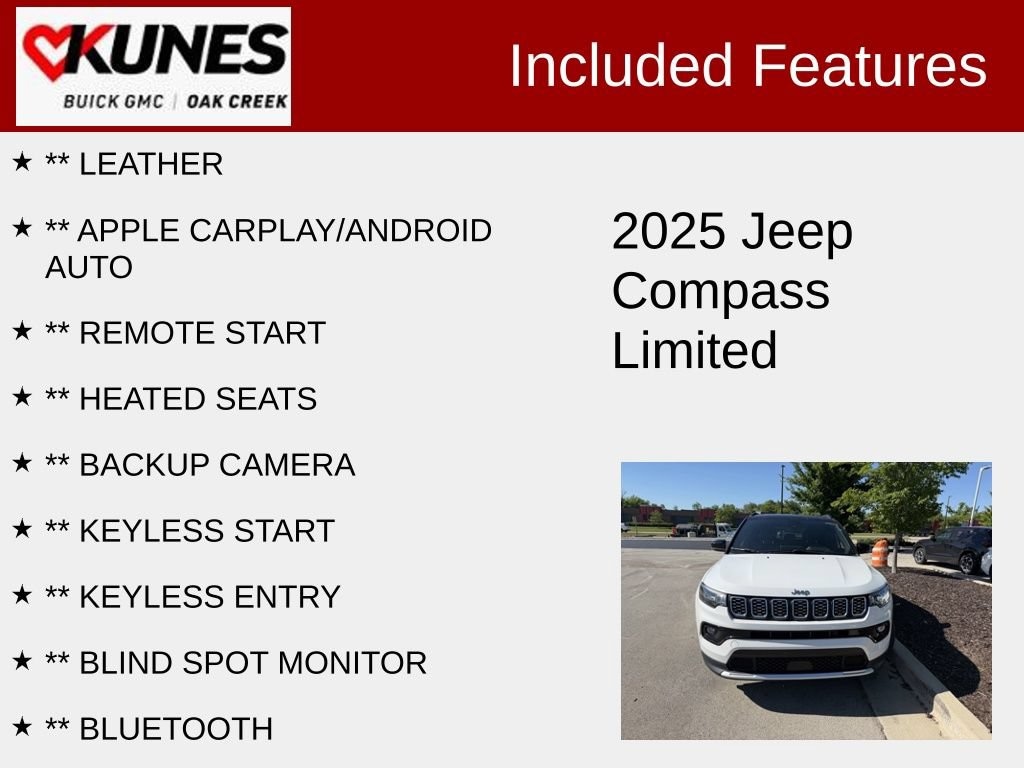 Used 2025 Jeep Compass Limited SUV