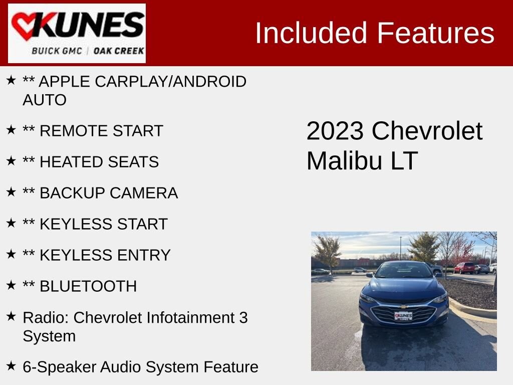 Used 2023 Chevrolet Malibu 1LT Sedan