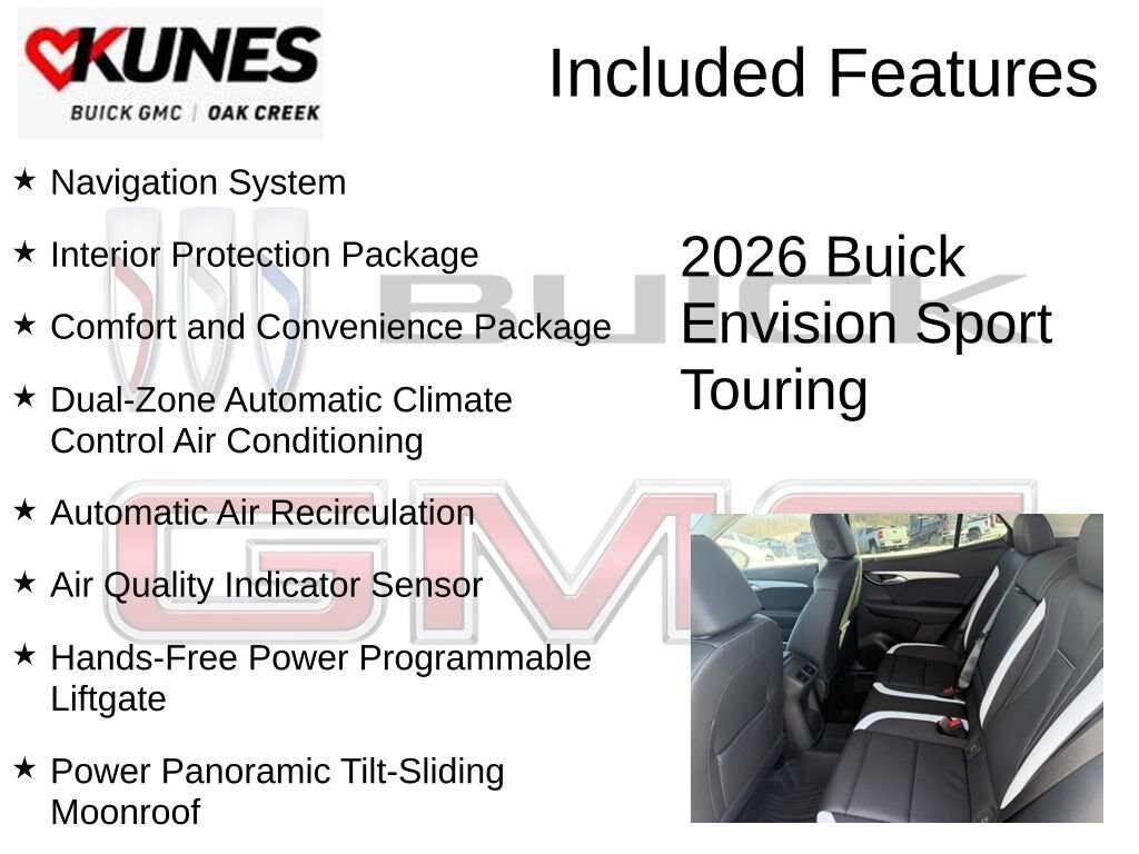 New 2026 Buick Envision Sport Touring SUV