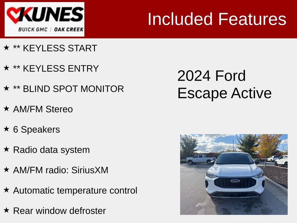 Used 2024 Ford Escape Active SUV