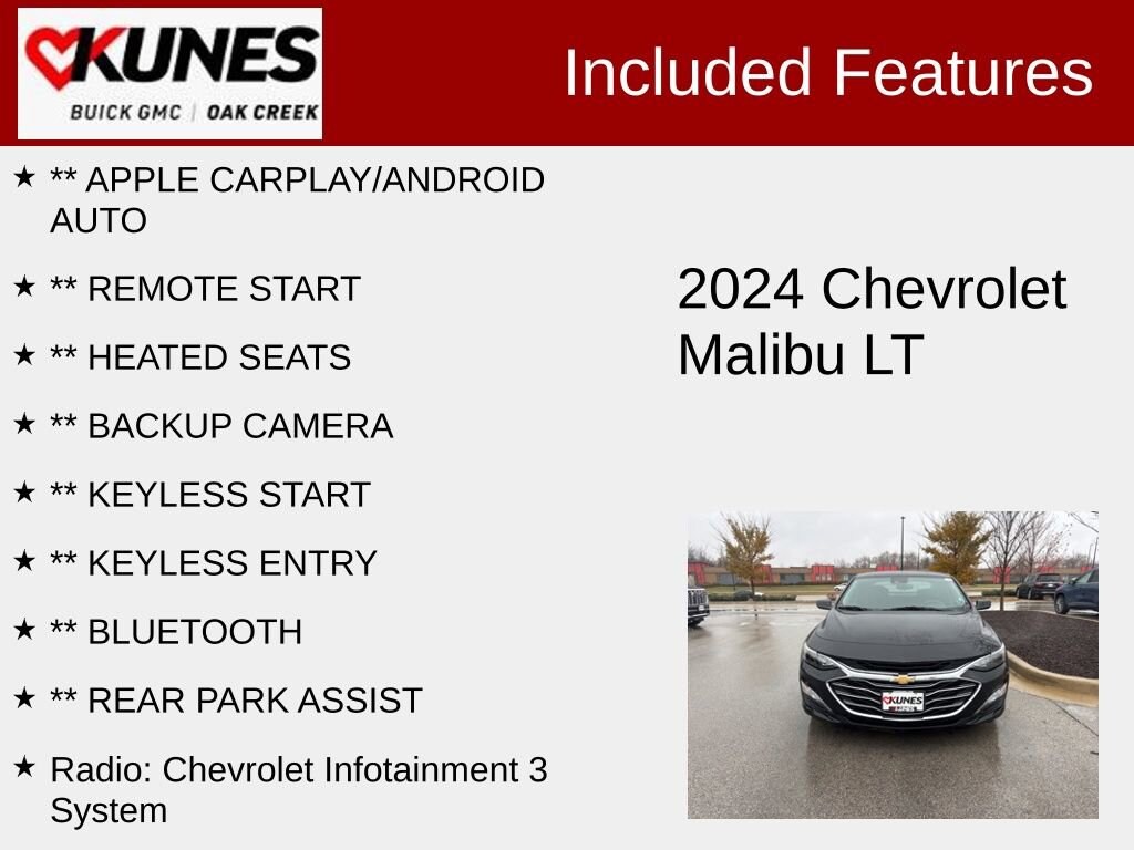 Used 2024 Chevrolet Malibu 1LT Sedan
