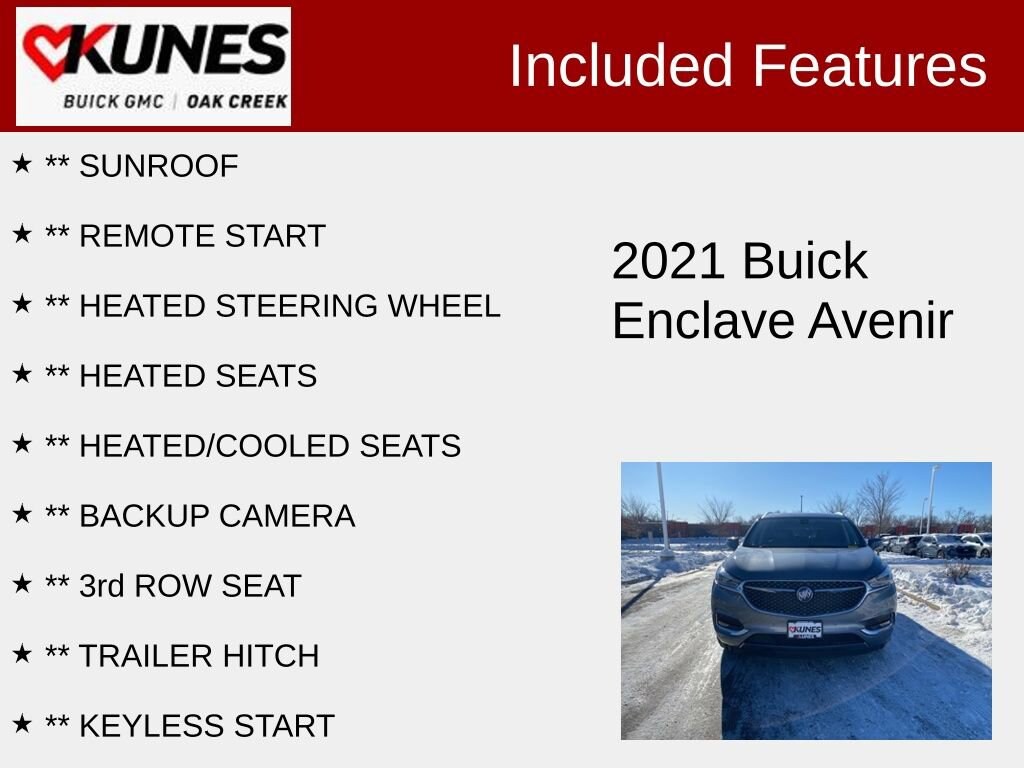 Used 2021 Buick Enclave Avenir SUV