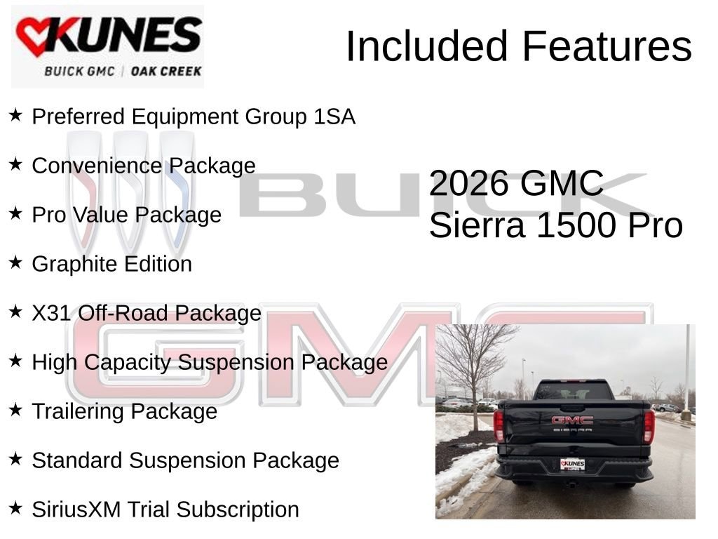 New 2026 GMC Sierra 1500 Pro Truck