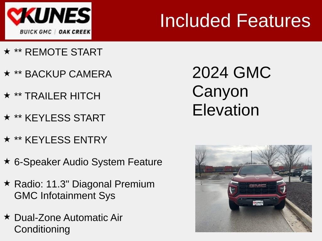 Used 2024 GMC Canyon Elevation Truck Crew Cab