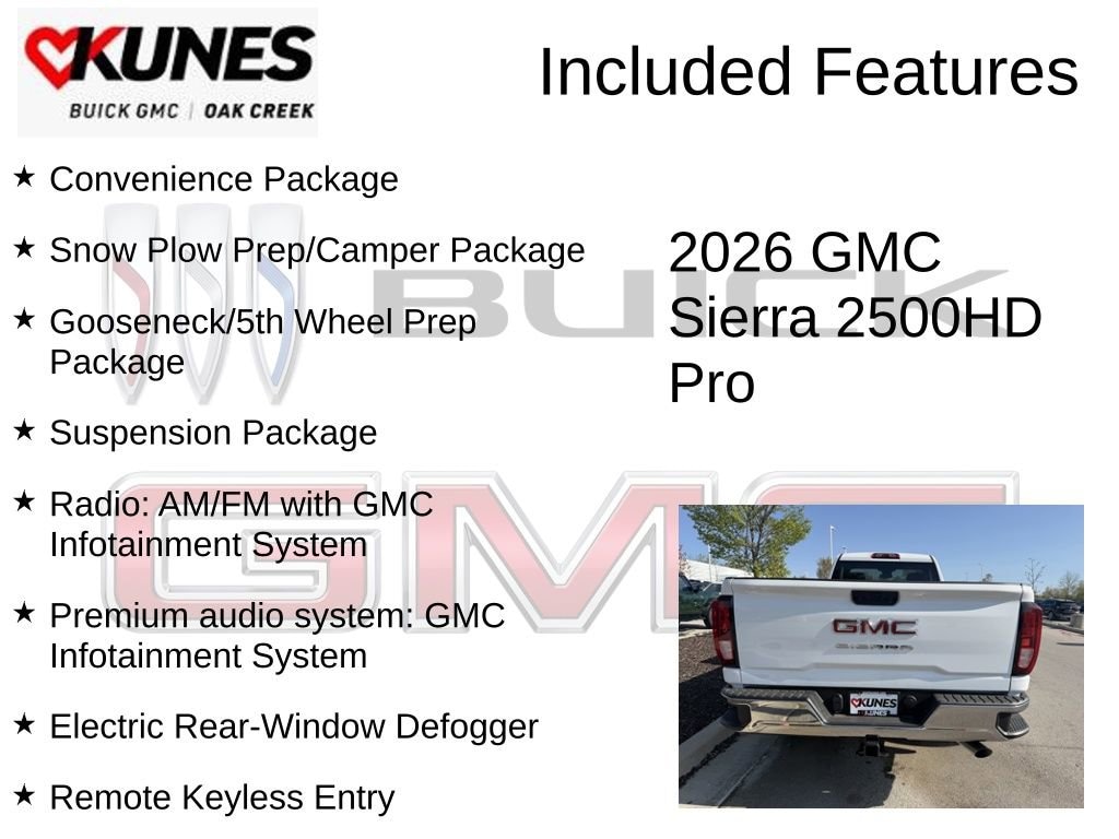 New 2026 GMC Sierra 2500 HD Pro Truck
