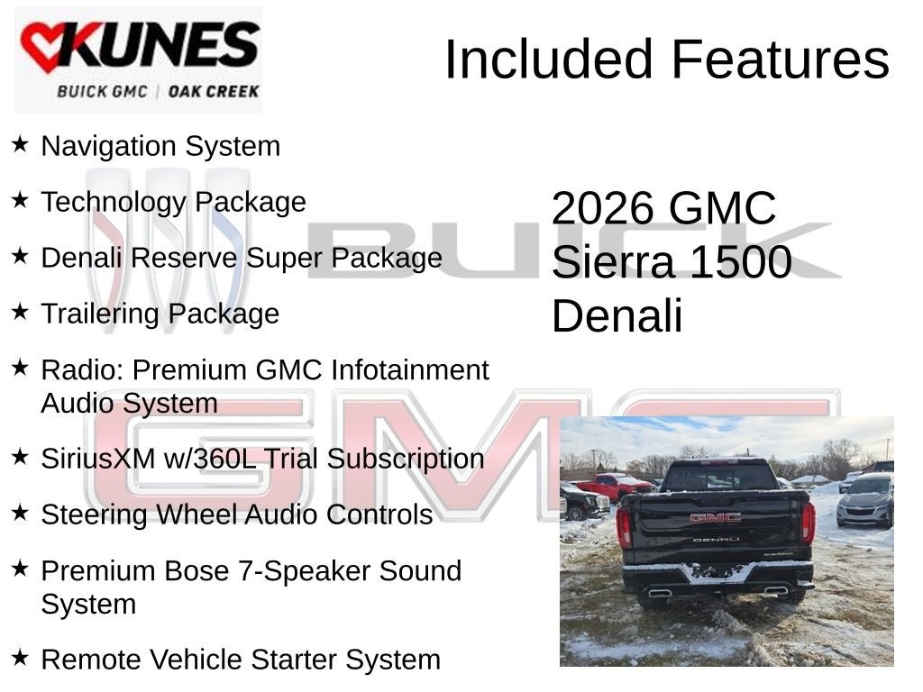 New 2026 GMC Sierra 1500 Denali Truck