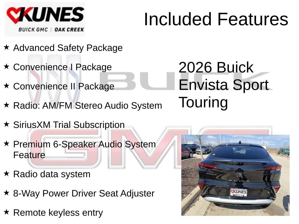 New 2026 Buick Envista Sport Touring SUV