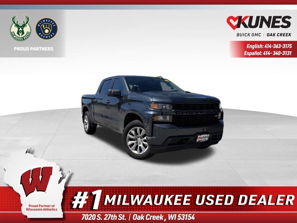 Used 2019 Chevrolet Silverado 1500 Silverado Custom Truck Crew Cab