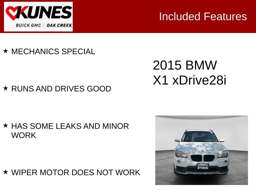 Used 2015 BMW X1 xDrive28i SUV