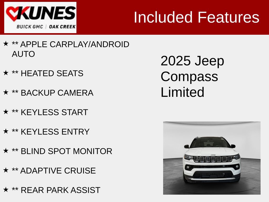 Used 2025 Jeep Compass Limited SUV