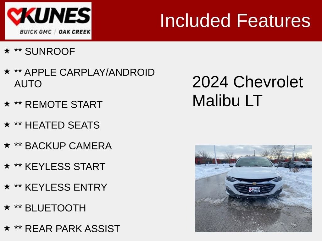 Used 2024 Chevrolet Malibu 1LT Sedan