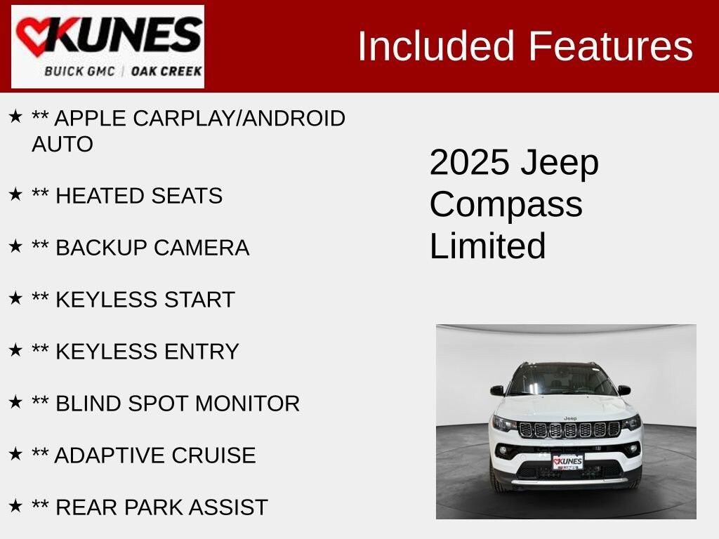 Used 2025 Jeep Compass Limited SUV