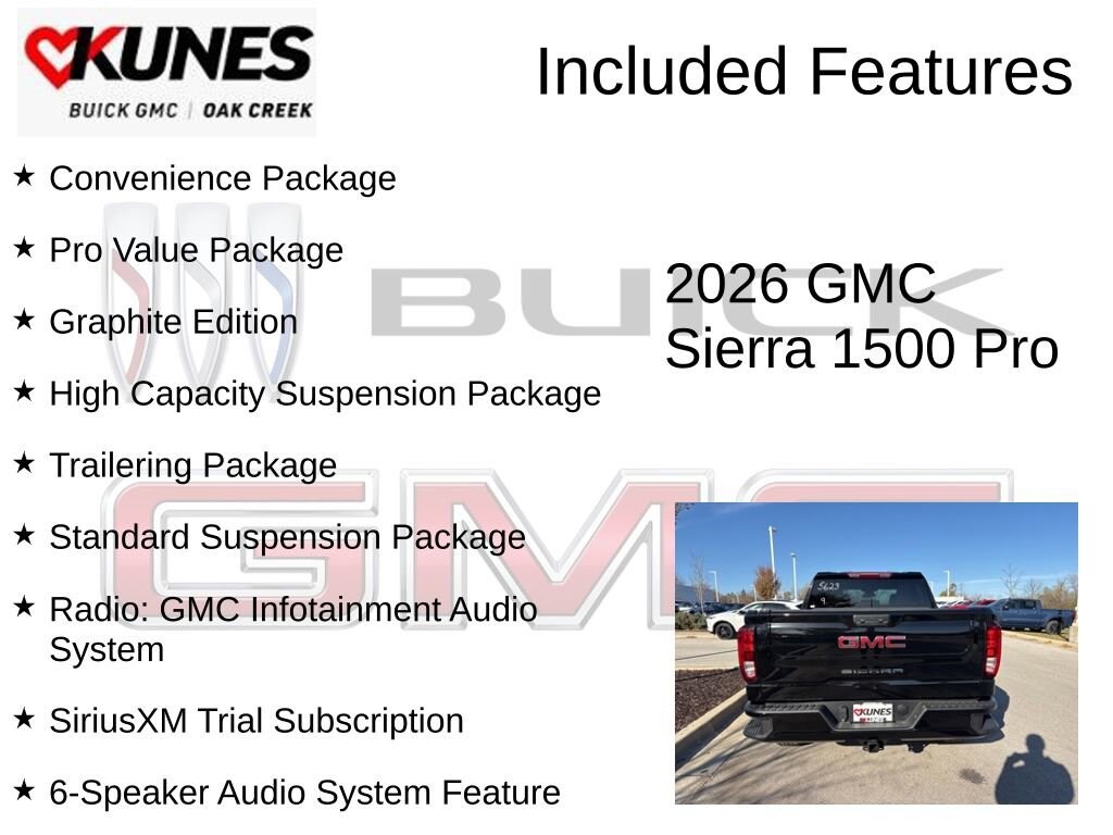 New 2026 GMC Sierra 1500 Pro Truck