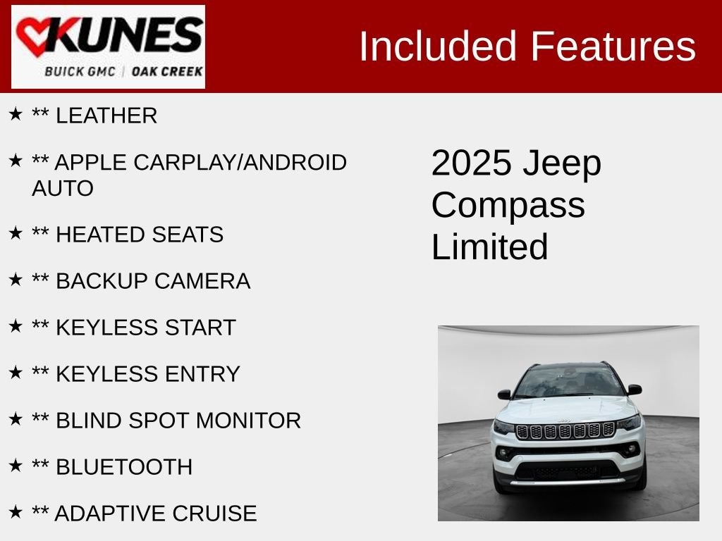 Used 2025 Jeep Compass Limited SUV