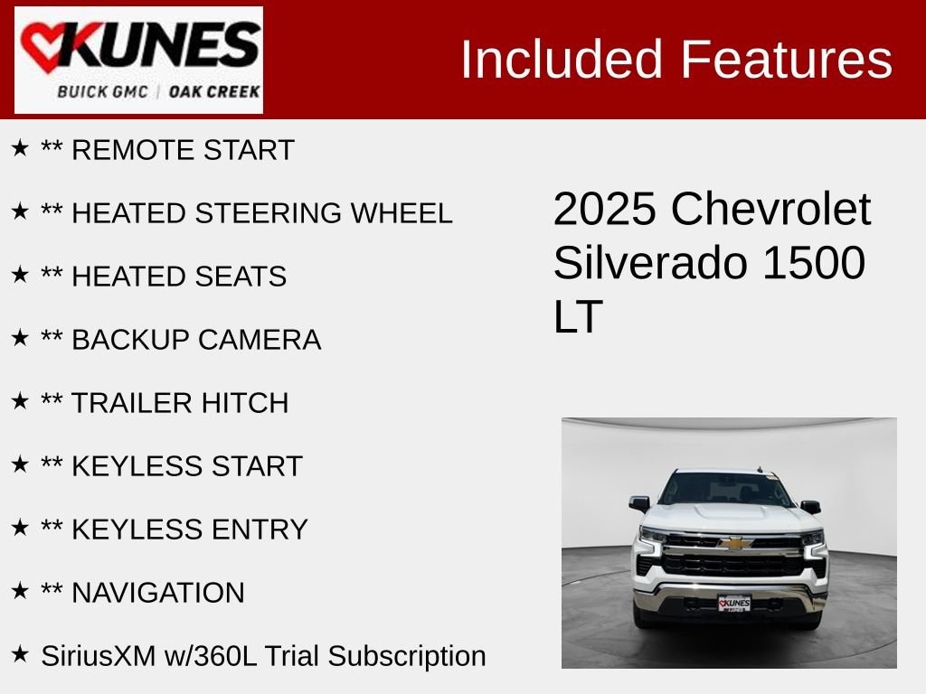Used 2025 Chevrolet Silverado 1500 LT w/1LT Truck Crew Cab
