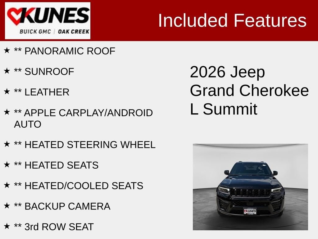 Used 2026 Jeep Grand Cherokee L Summit SUV