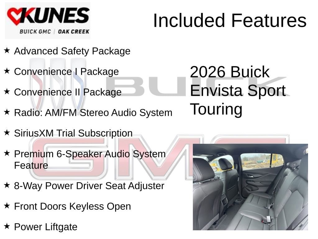 New 2026 Buick Envista Sport Touring SUV