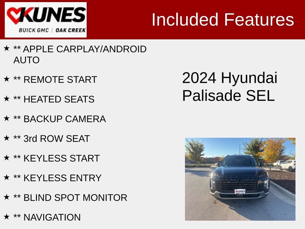Used 2024 Hyundai Palisade SEL SUV