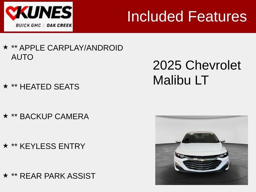 Used 2025 Chevrolet Malibu 1LT Sedan