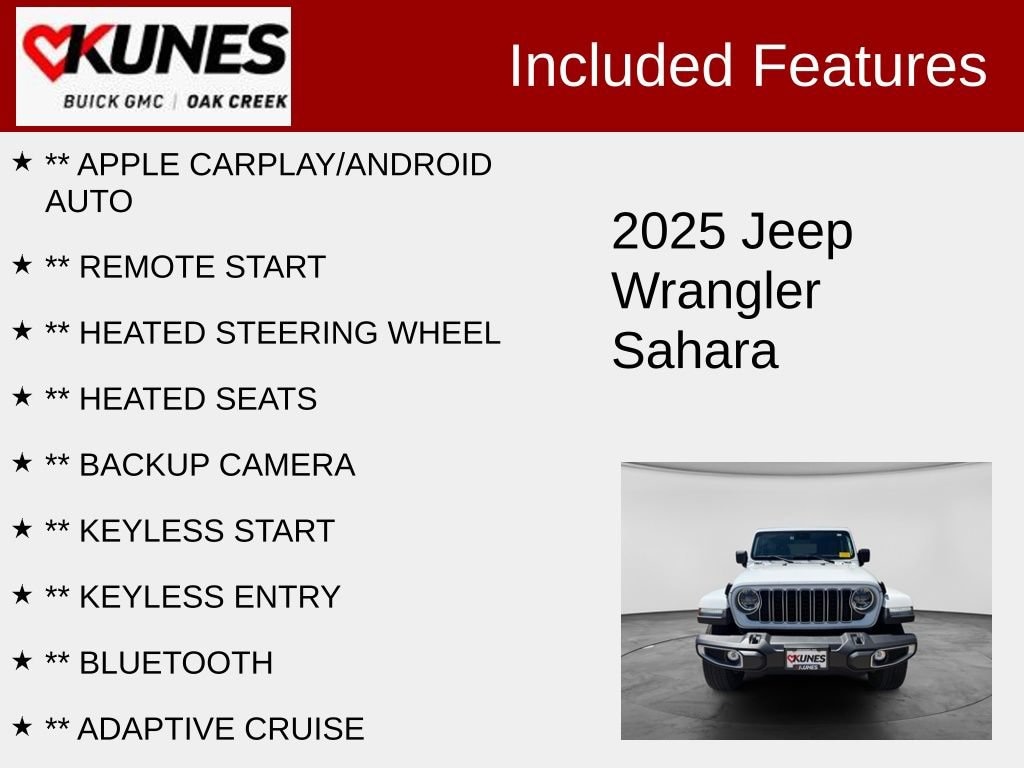 Used 2025 Jeep Wrangler Sahara SUV