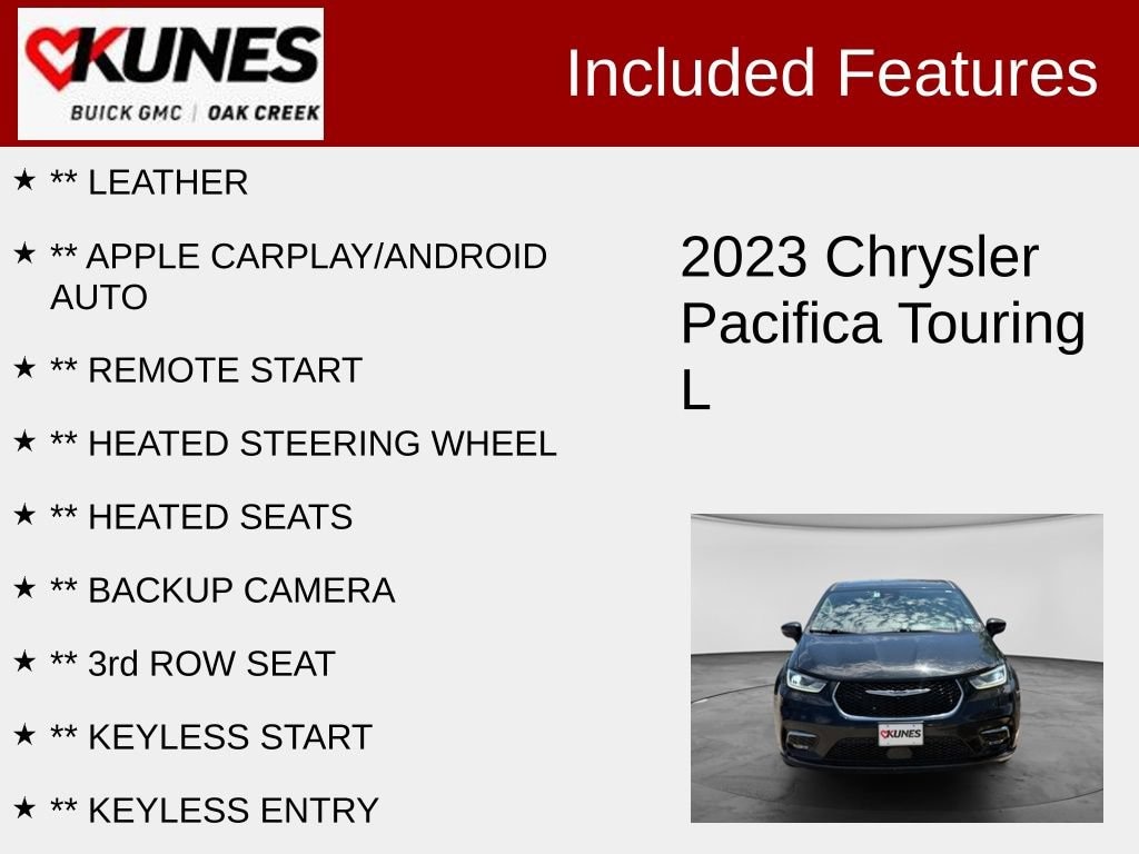 Used 2023 Chrysler Pacifica Touring L Van Passenger Van
