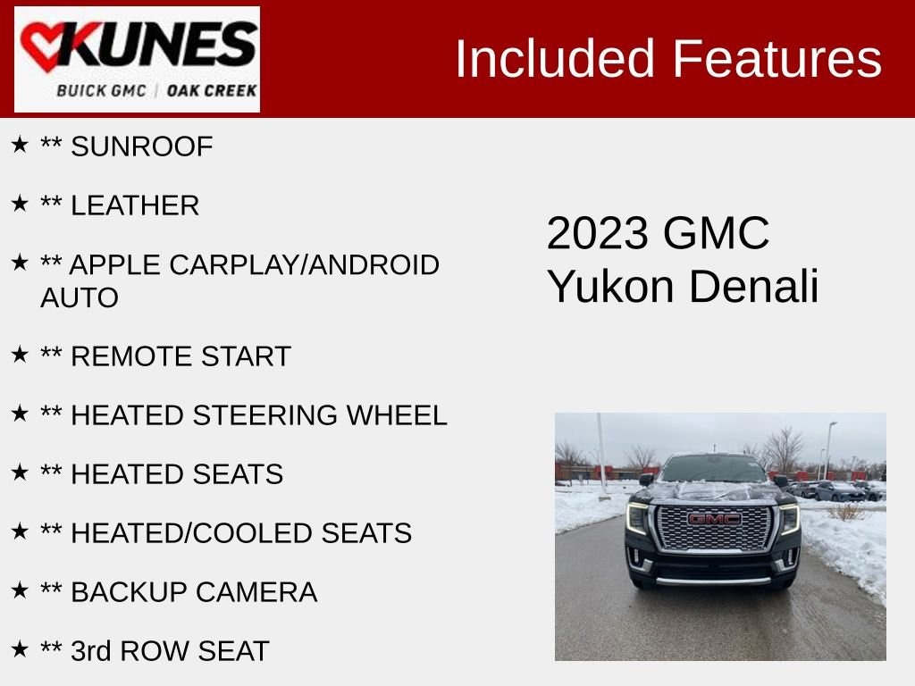 Used 2023 GMC Yukon Denali SUV