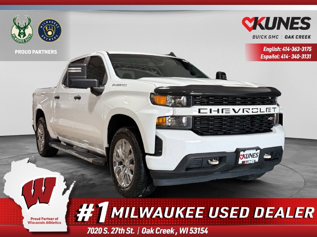 Used 2021 Chevrolet Silverado 1500 Custom Truck Crew Cab