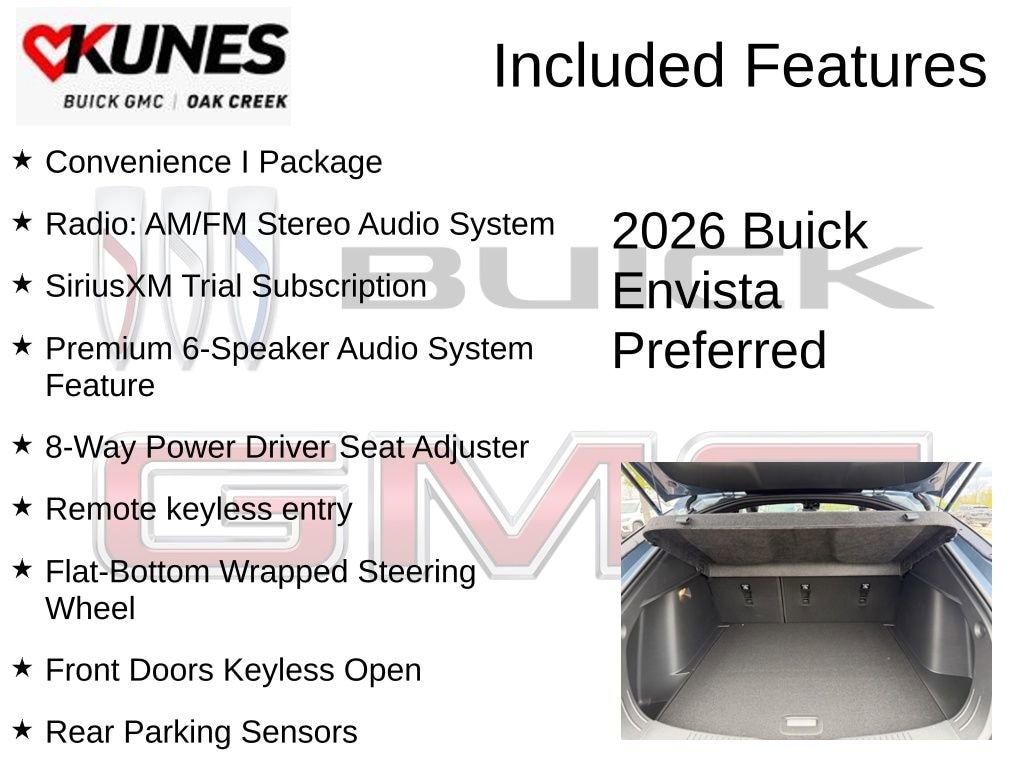 New 2026 Buick Envista Preferred SUV