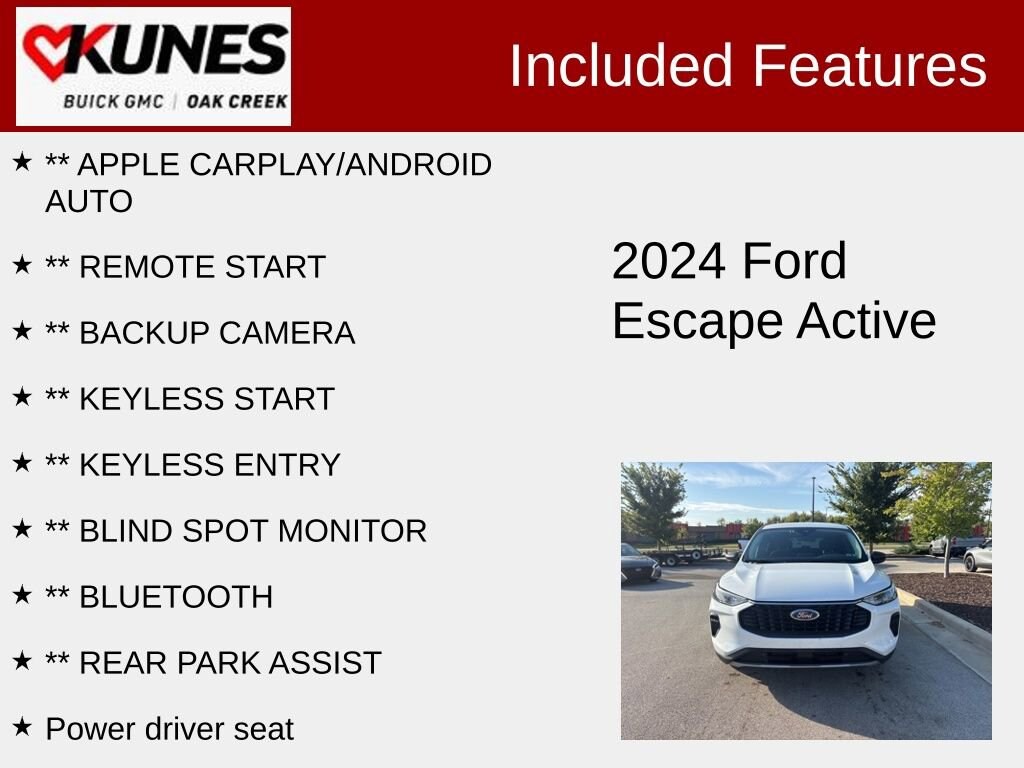 Used 2024 Ford Escape Active SUV