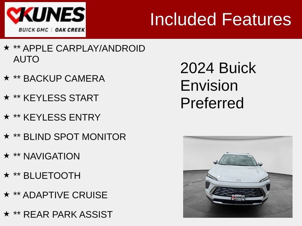 Used 2024 Buick Envision Preferred SUV
