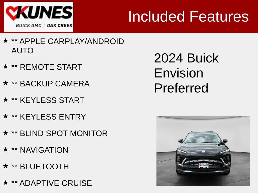 Used 2024 Buick Envision Preferred SUV